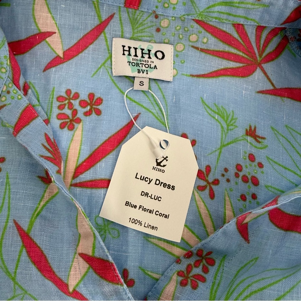 Hiho Floral Linen Midi Dress - Picture 8 of 13